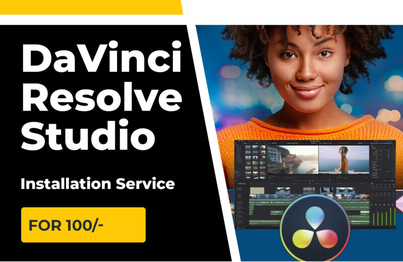 BLACKMAGIC DAVINCI RESOLVE STUDIO INSTALLATION SERVICE